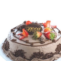 TORTA DE MORANGO E BRIGADEIRO